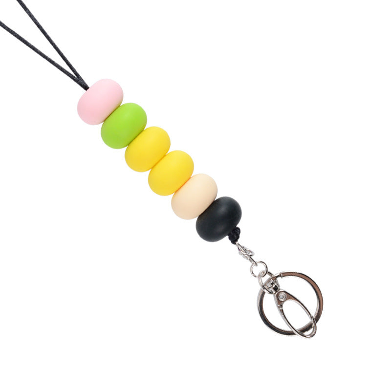 Colorful Beaded Keychain Holder Stornfield