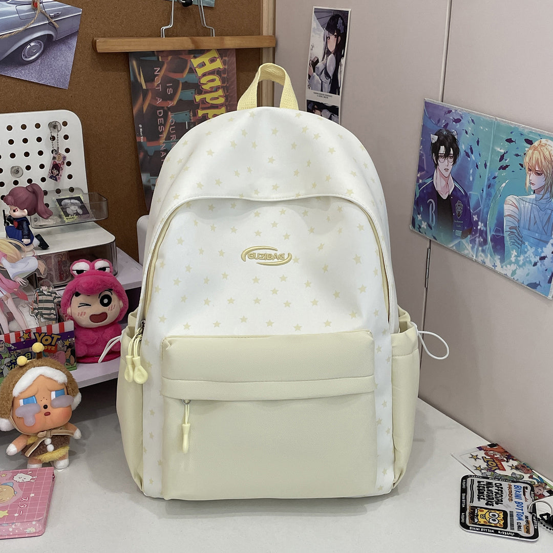 Stylish Printed Backpack with Fun Character Accents Stornfield