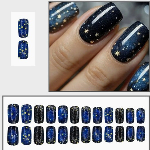 Celestial Galaxy Nail Art Stornfield