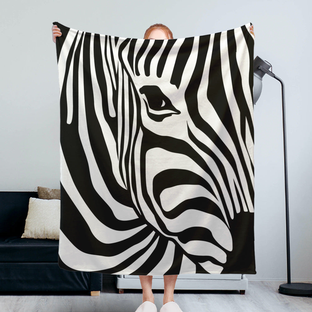 Stylish Zebra Print Blanket Stornfield