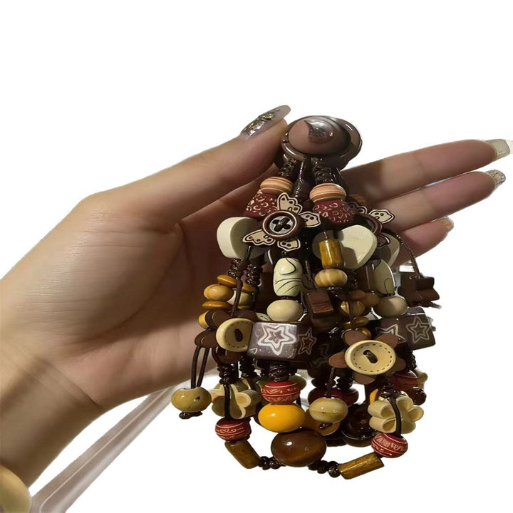 Handmade Wooden Bead Keychain Stornfield