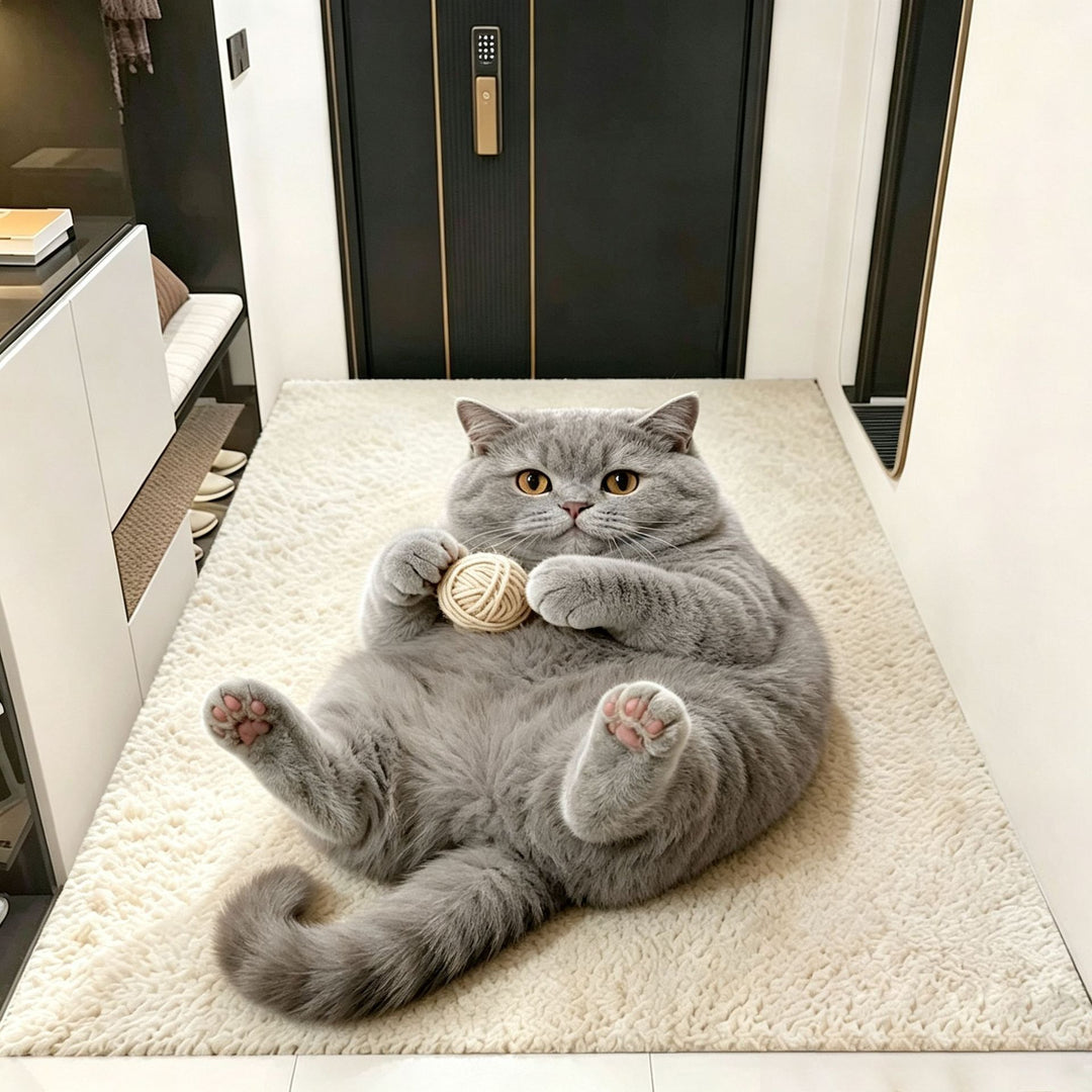 Animal-Themed Plush Area Rug