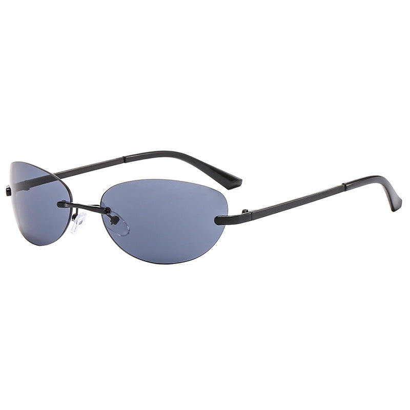 Ladies fashionable sunglasses in elegant half frame-B design Stornfield