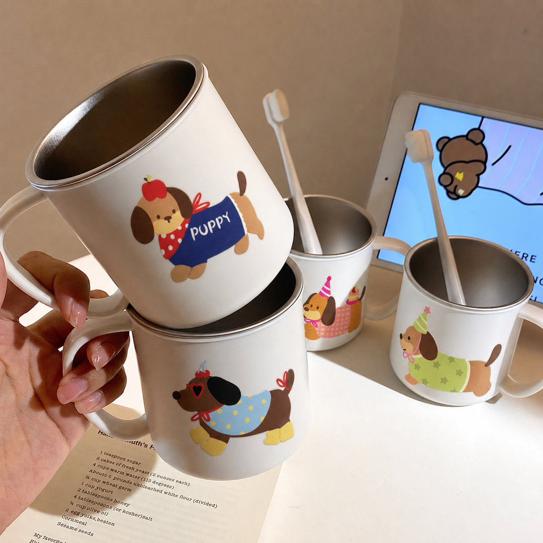 Ceramic mug with charming dog motif Stornfield
