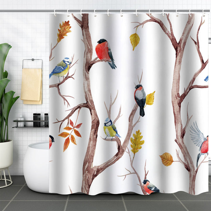 Nature-Inspired Shower Curtain Stornfield