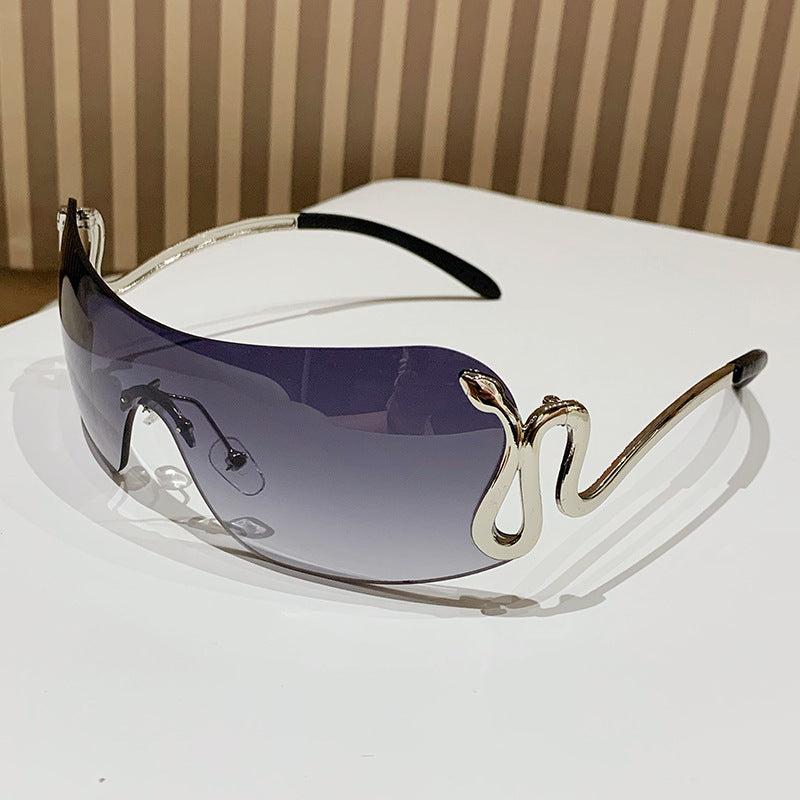 Women's Fashion Oversized Sunglasses with Innovative Metal Frame and Unique Design Stornfield