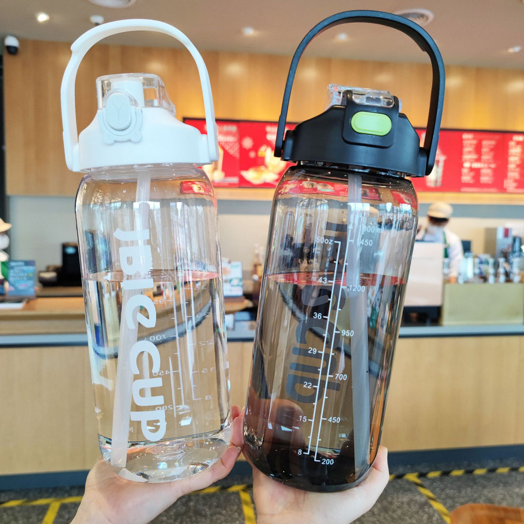 Women's large water bottle with leak-proof lid and straw Stornfield