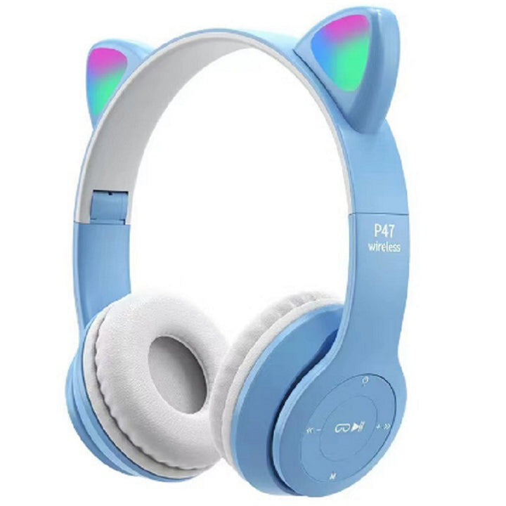 Wireless Cat Ear Headphones with Colorful LED Light Stornfield
