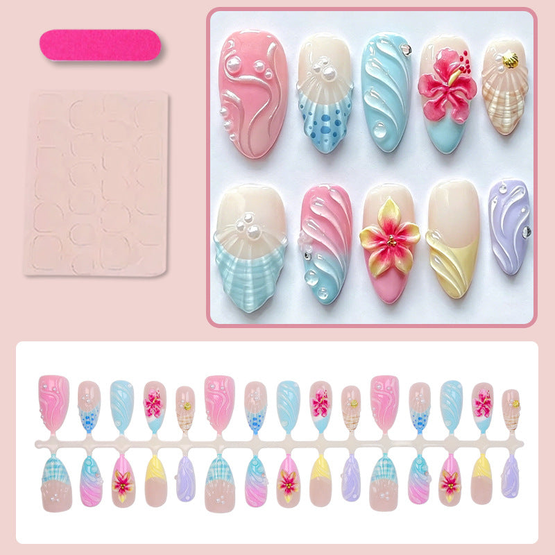 Nail art set with maritime motifs and unique designs Stornfield