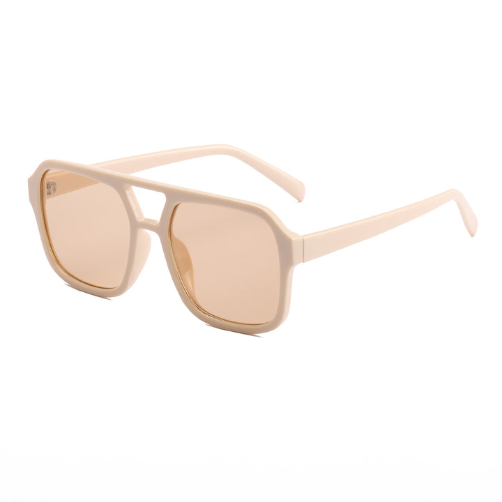 Ladies elegant square sunglasses with stylish pattern Stornfield