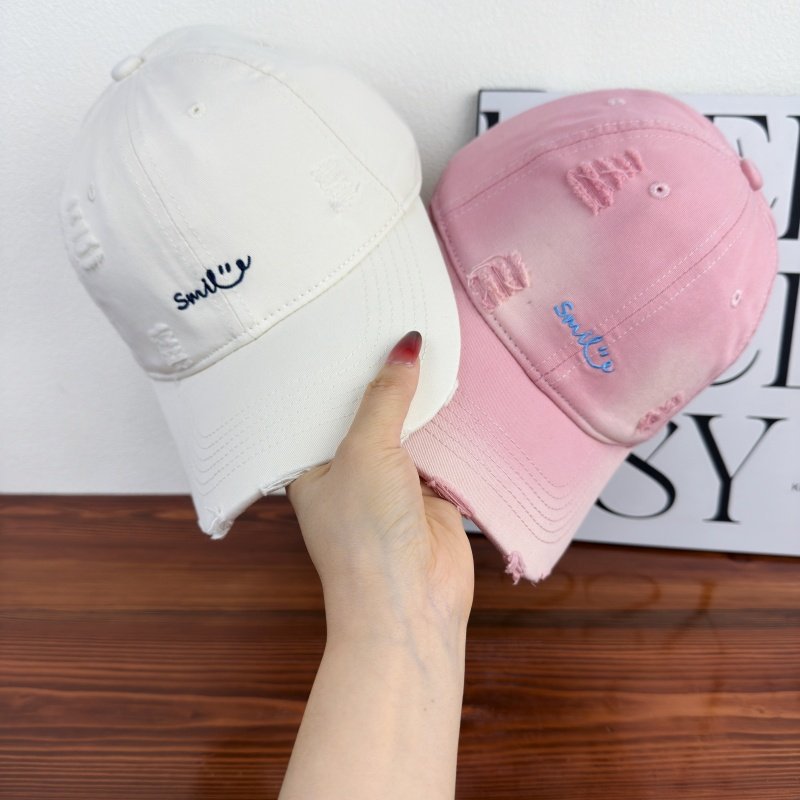 Women's Distressed Cotton Baseball Cap Stornfield 1784270843