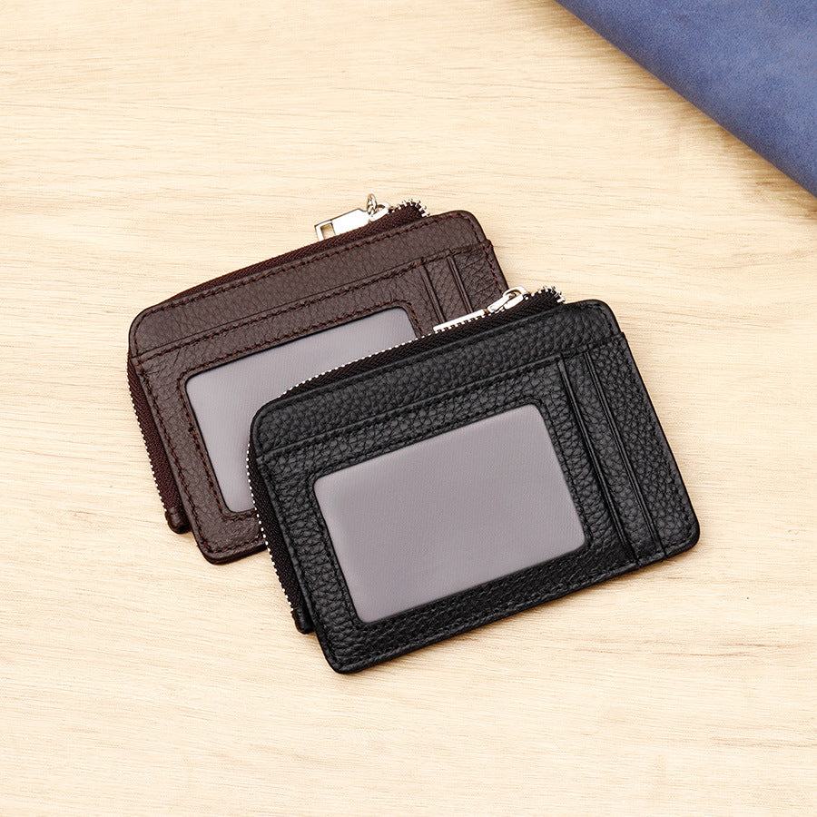 Zippered Leather Cardholder Stornfield
