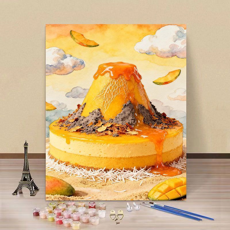 Fantasy Landscape DIY Paint by Numbers Art Kit Stornfield