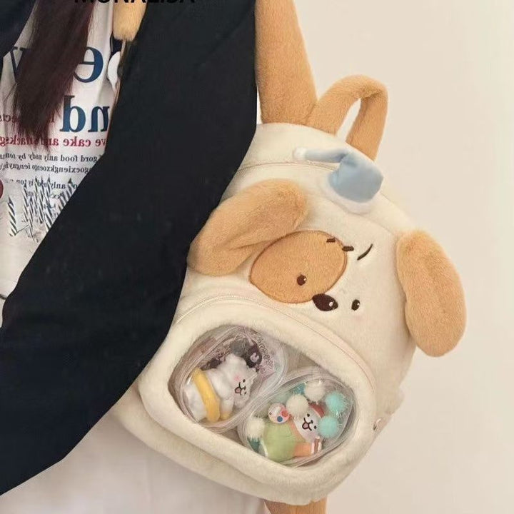 Backpack with Clear Viewing Window and Animal Design Stornfield