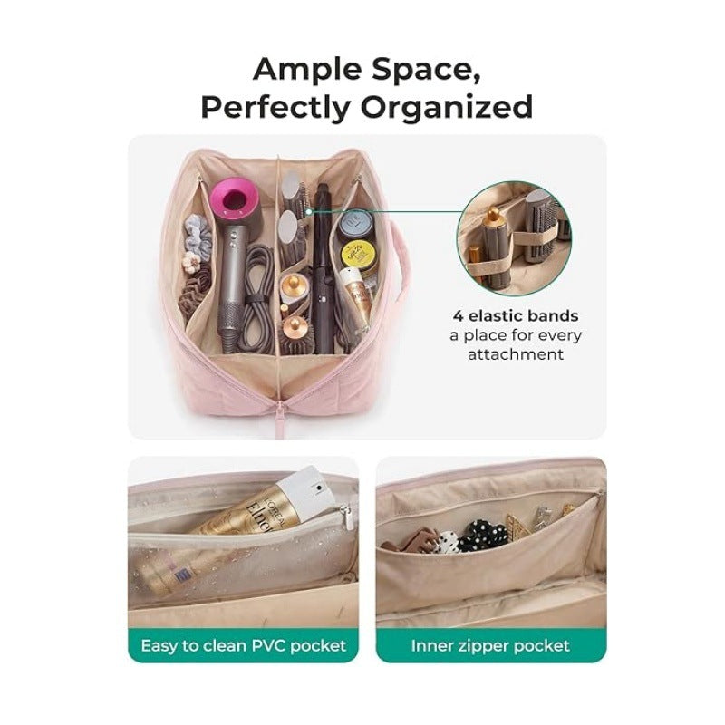 Cosmetic organizer bag with removable compartments Stornfield
