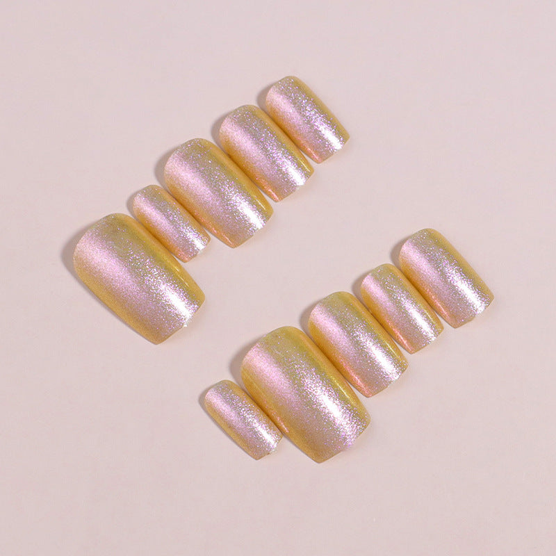 Glossy Reflective Press-On Nail Set Stornfield