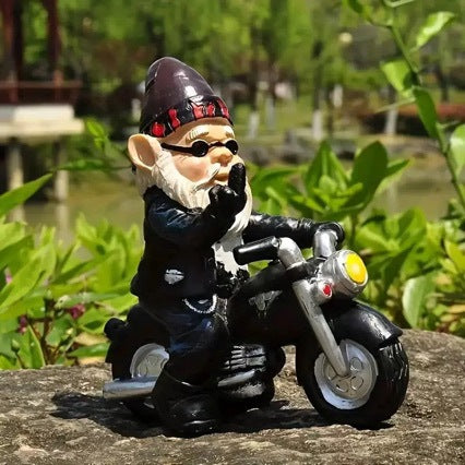 Garden figure in motorcycle look Stornfield