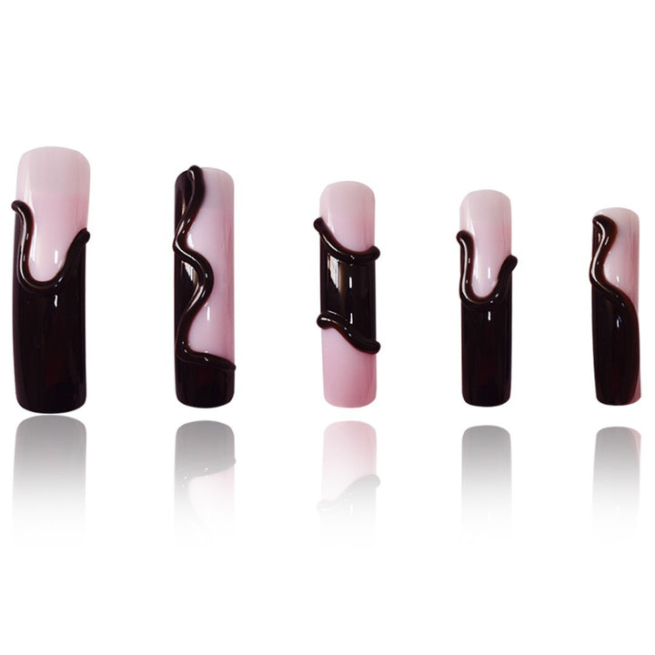 Glamorous 3D Long Stiletto Press-On Nails Stornfield