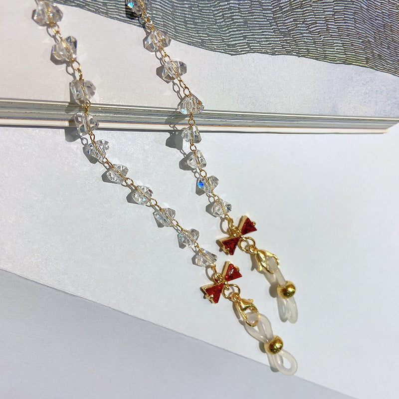 Jewelry necklace with sparkling crystals and elegant pendants Stornfield