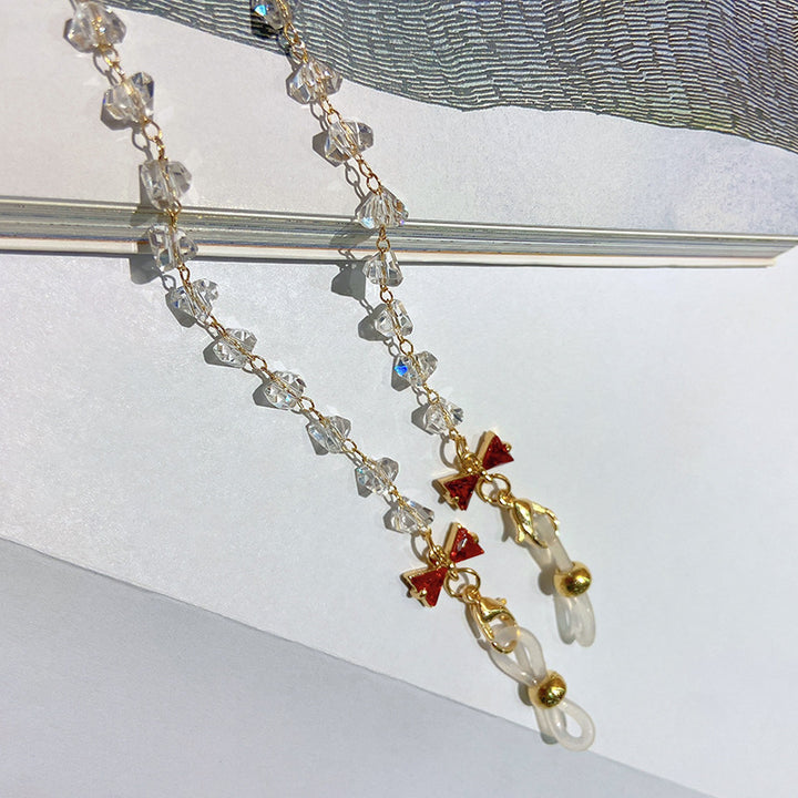 Jewelry necklace with sparkling crystals and elegant pendants Stornfield