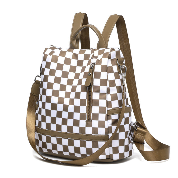 Stylish Checkered Backpack Stornfield