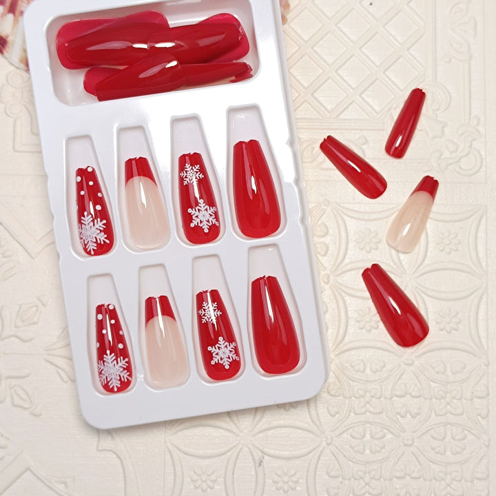 Artistic Glitter Press-On Nail Set Stornfield
