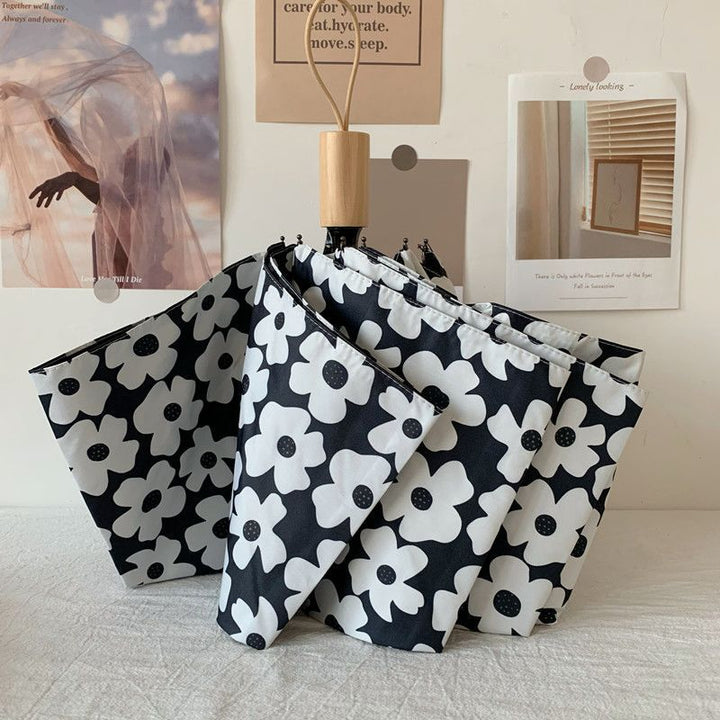Women's Foldable Umbrella with Durable Fabric Surface Stornfield