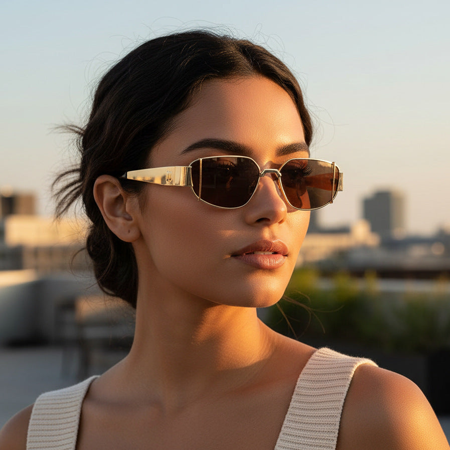 Women Designer Sunglasses in Modern, Angular Style Stornfield