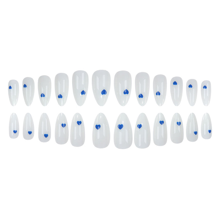 Elegant Heart-Design Press-On Nails Stornfield