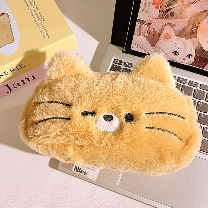 Plush pillow with cat motif Stornfield