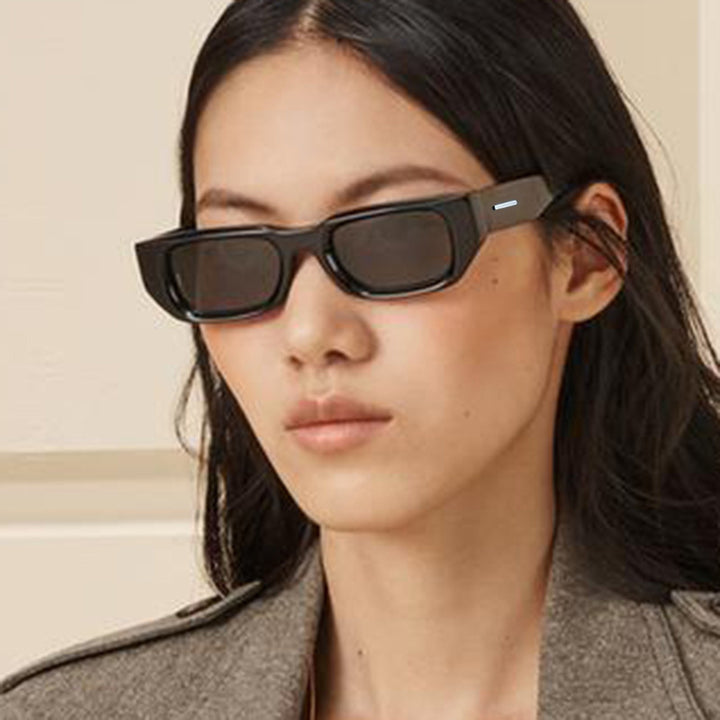 Women's fashionable sunglasses with innovative, transparent frame and polarized lenses Stornfield