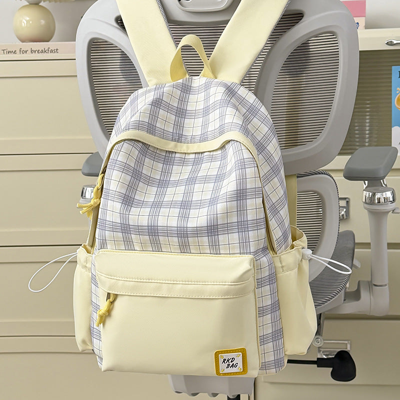 Checked Patterned Backpack Stornfield