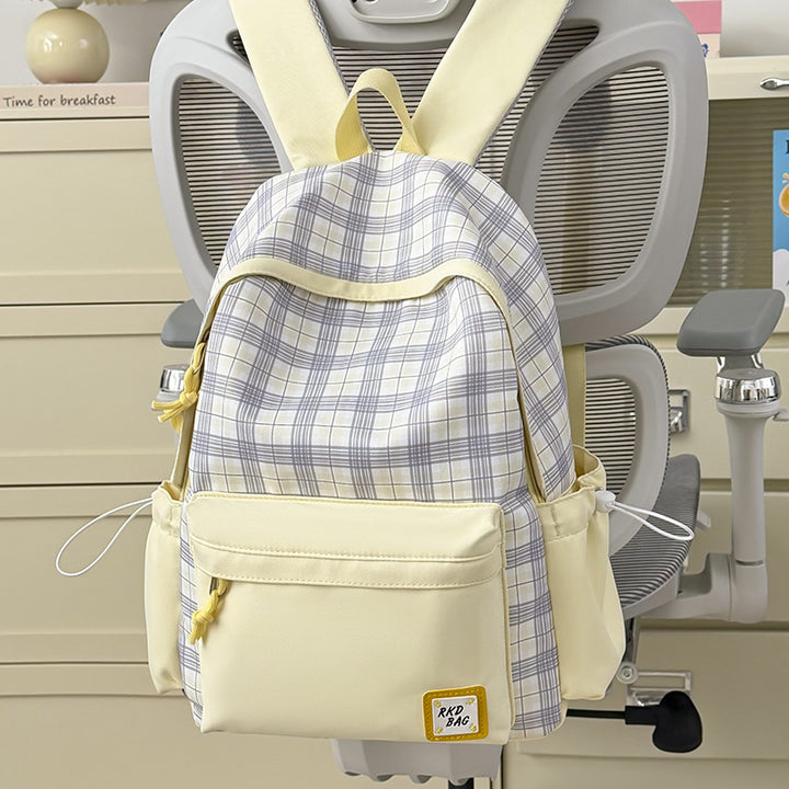 Checked Patterned Backpack Stornfield