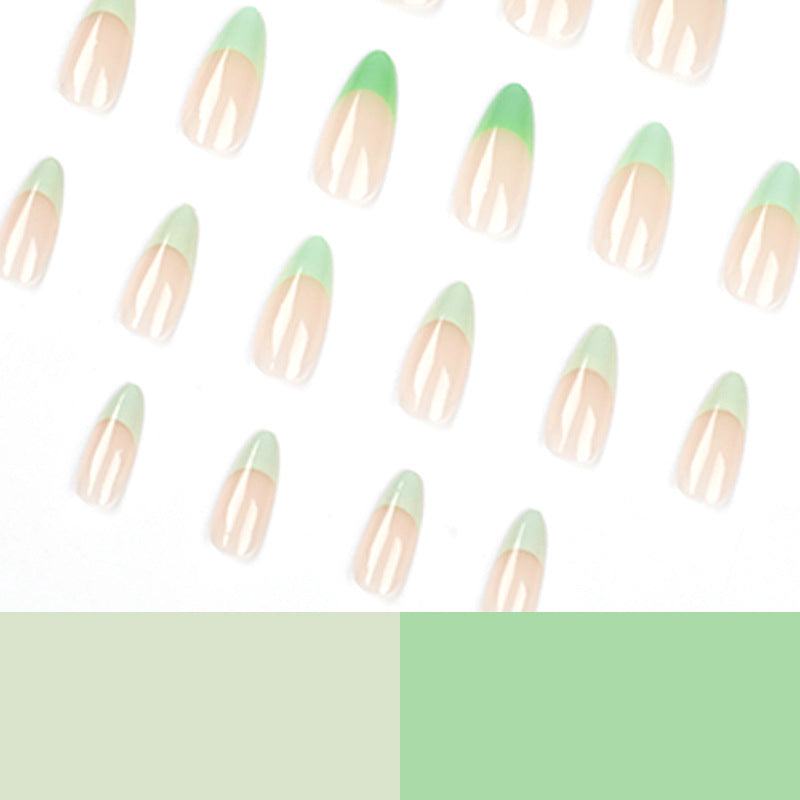 Artful nail extensions with trendy ombre color Stornfield