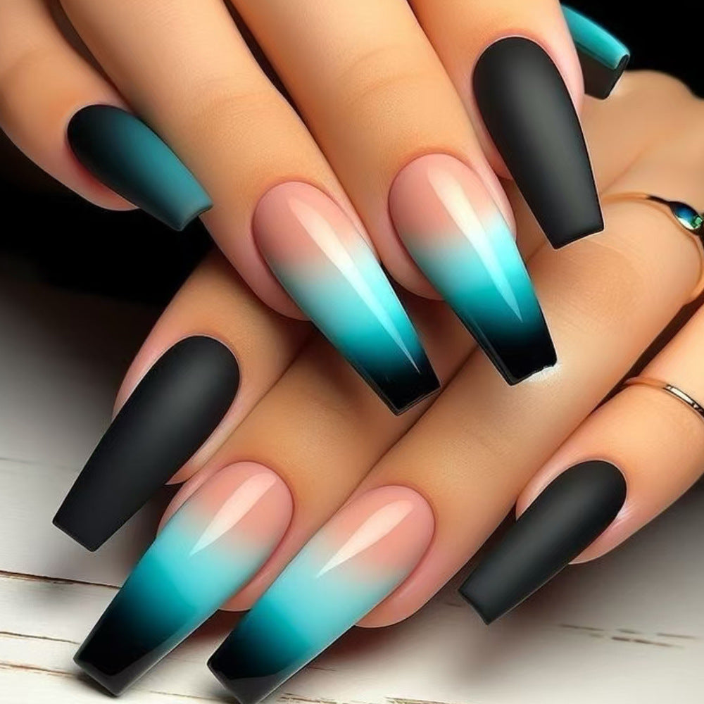 Ombre Matte Press-On Nails Stornfield
