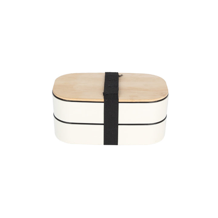 Layered Bento Lunch Box with Bamboo Lid