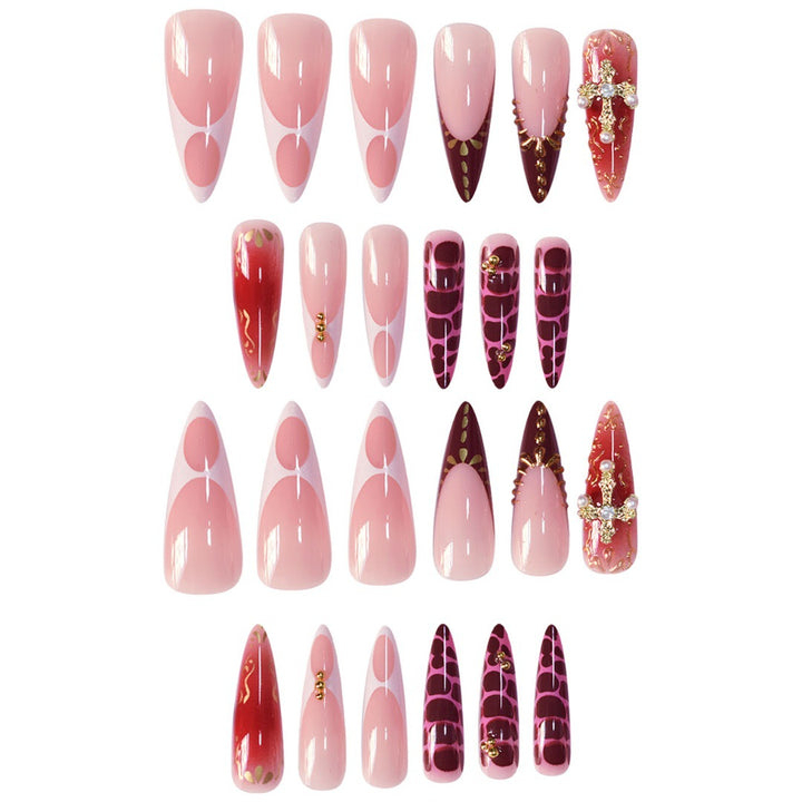 Glamorous Decorative Stiletto Press-On Nail Set Stornfield