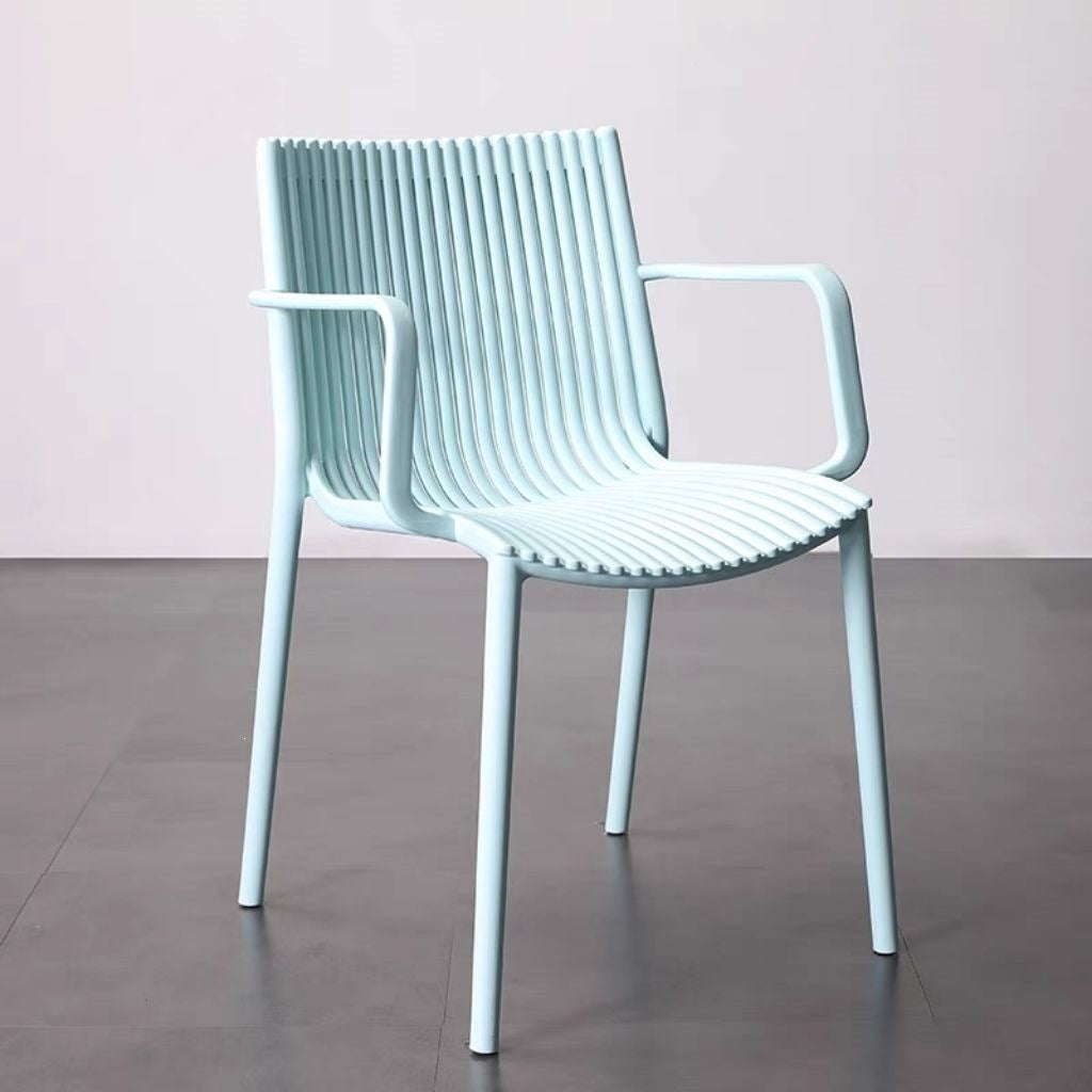 Contemporary Slatted Dining Chair Stornfield