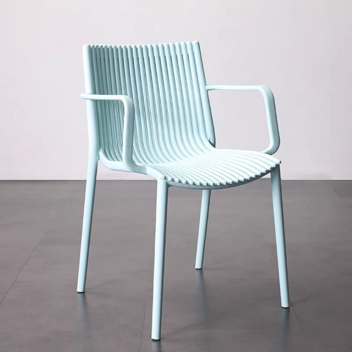Contemporary Slatted Dining Chair Stornfield