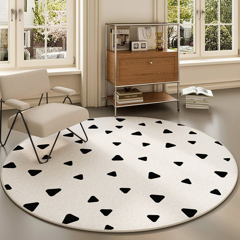 Contemporary Round Area Rug
