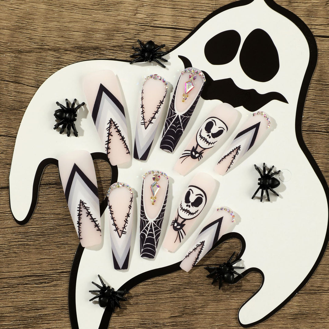 Artistic Nail Extensions in Halloween Design Stornfield
