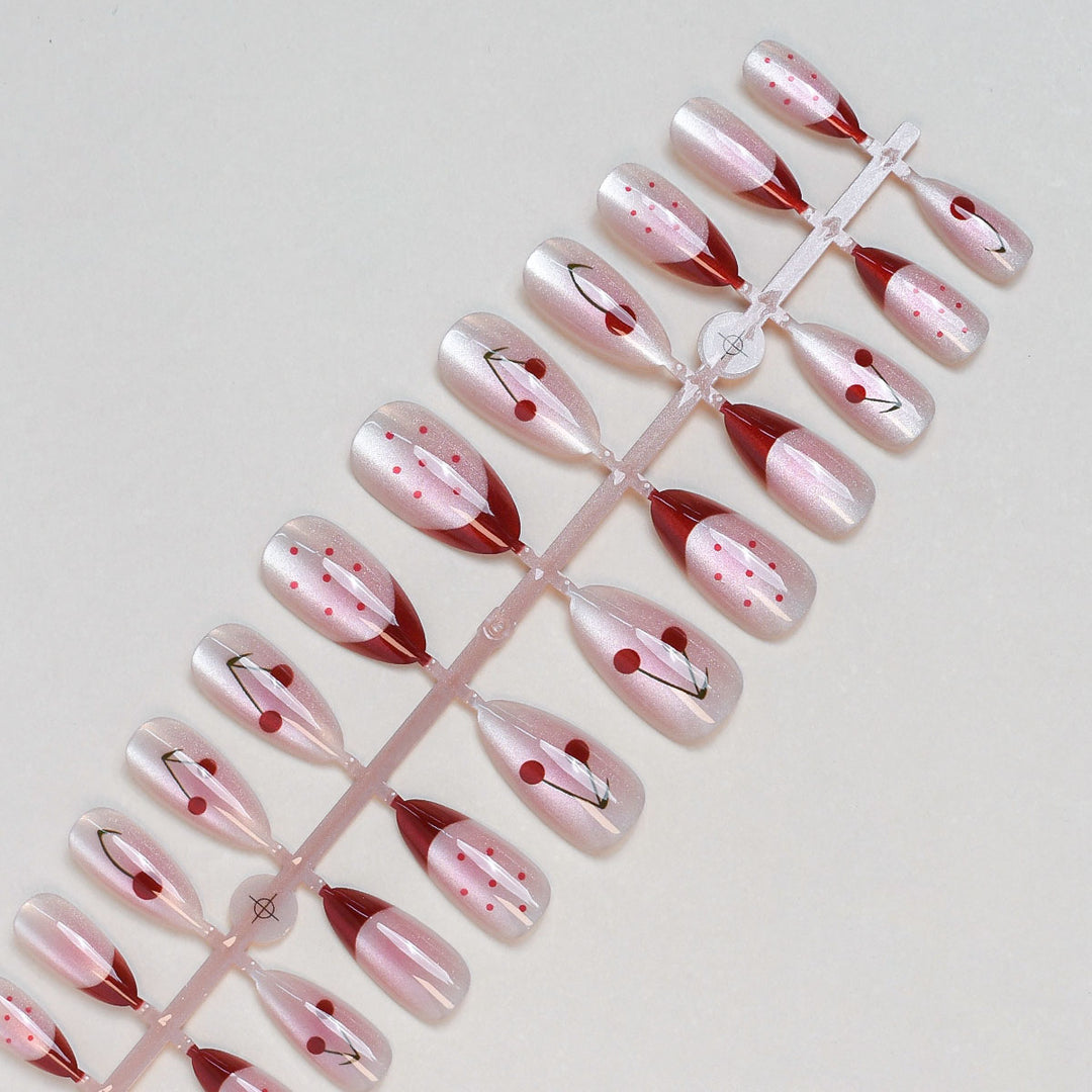 Floral Design Press-On Nails Stornfield