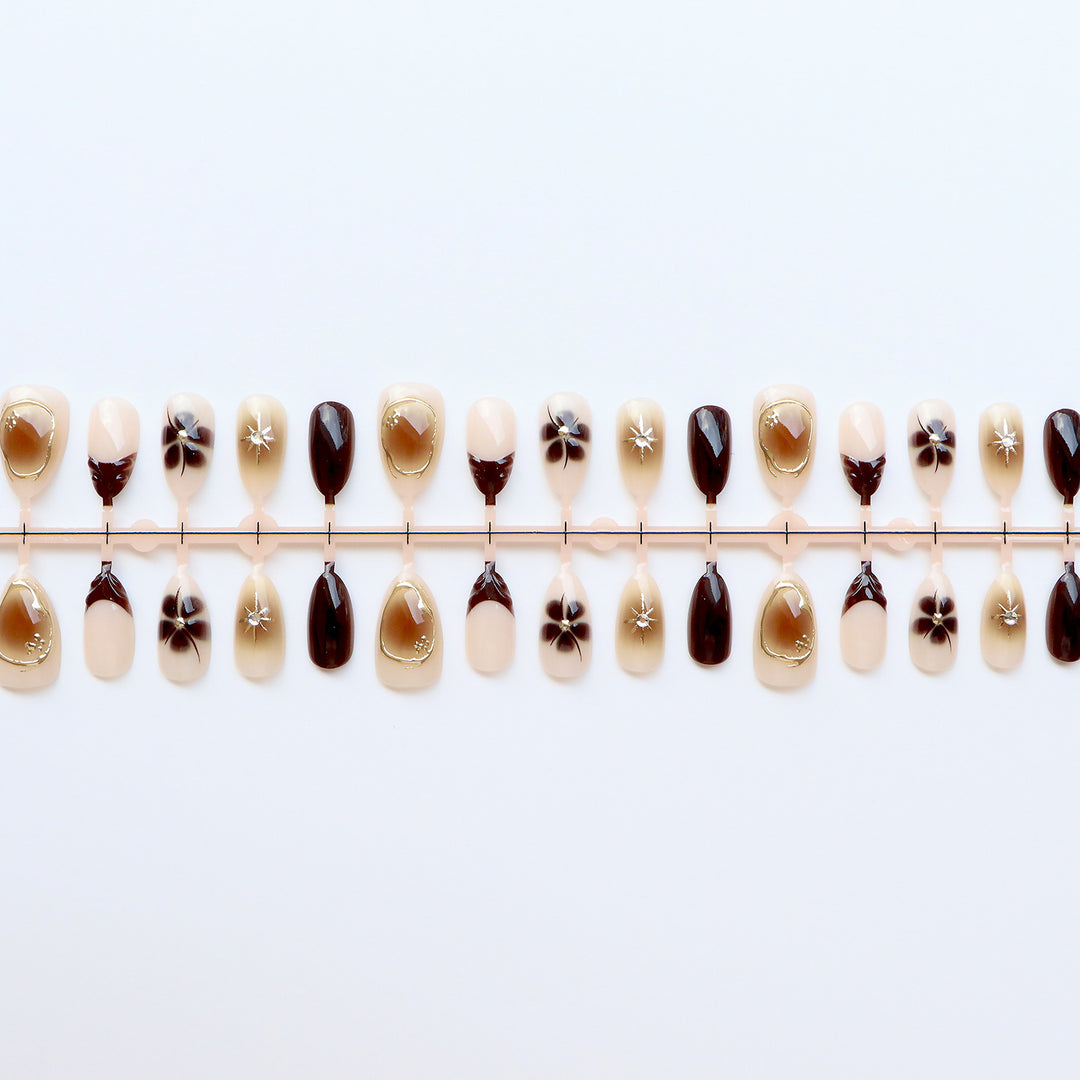 Elegant Artistic Press-On Nail Designs Stornfield