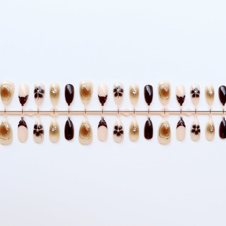 Elegant Artistic Press-On Nail Designs Stornfield