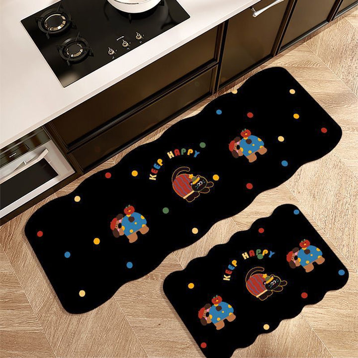Fun and Playful Kitchen Runner Mat