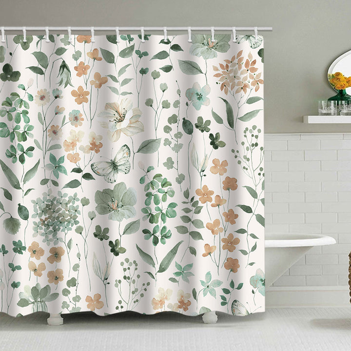 Floral Artistry Shower Curtain Stornfield