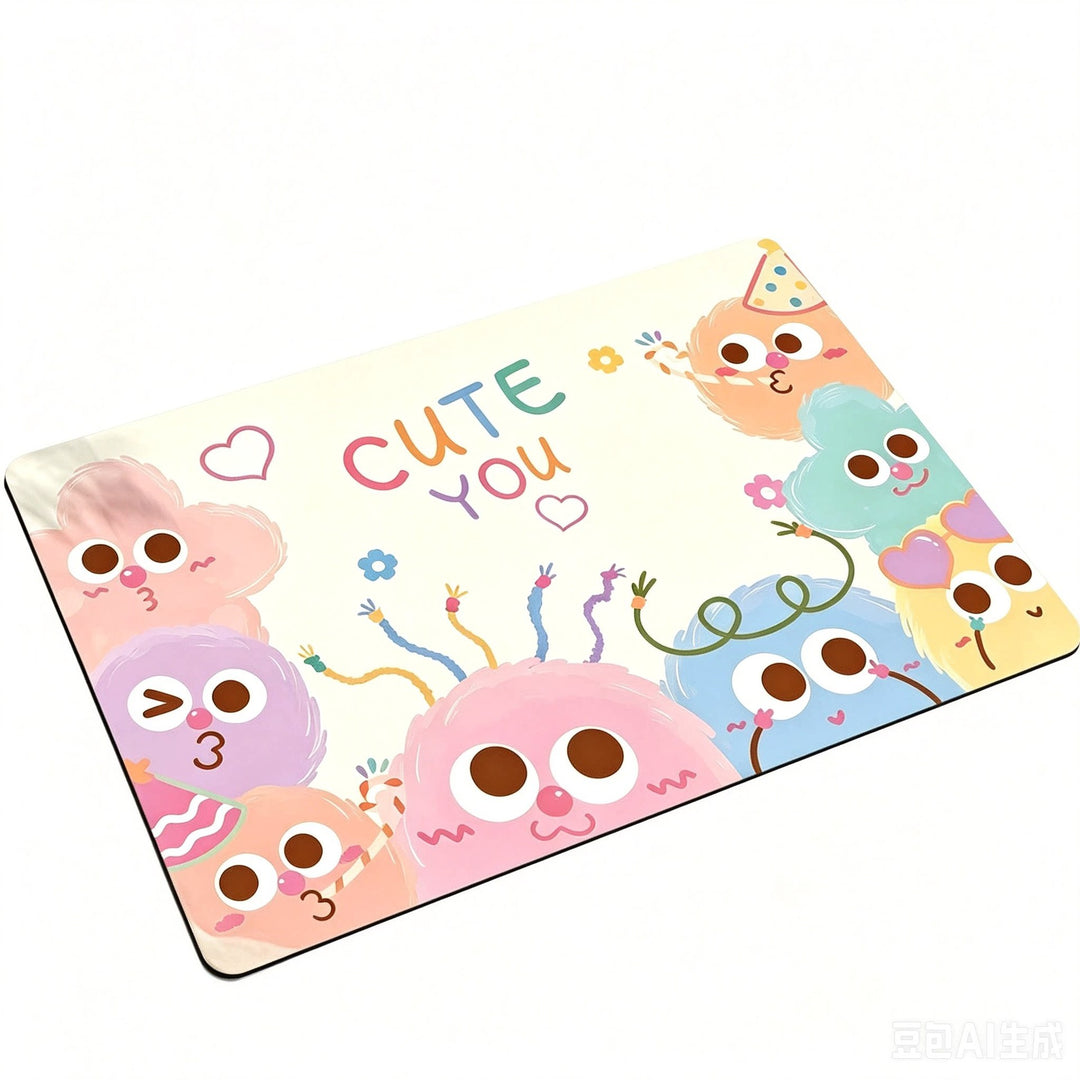 Cute Cartoon-Themed Area Mat