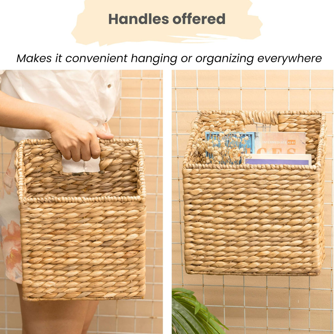 Decorative Woven Trash Bin Stornfield