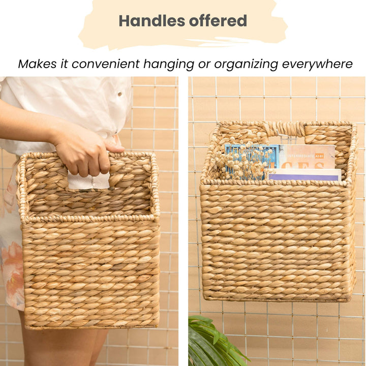 Decorative Woven Trash Bin Stornfield