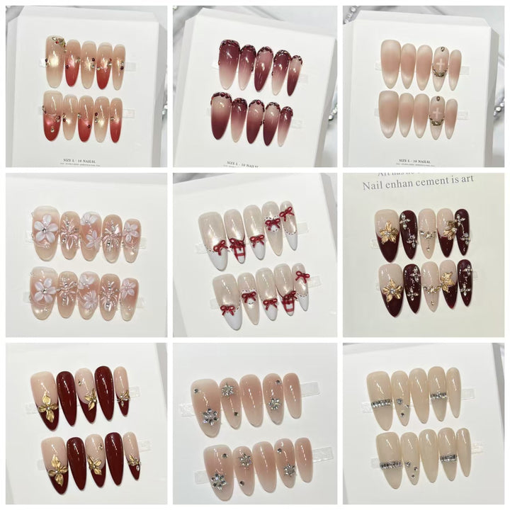 Festive Themed Press-On Nail Set